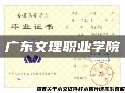 廣東文理職業學院